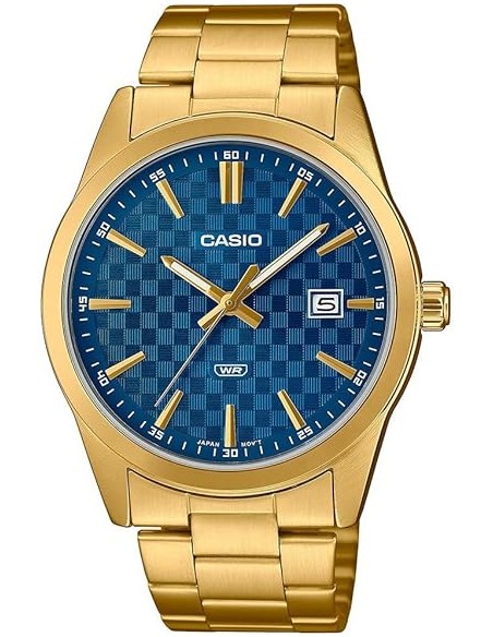 Reloj hombre cuarzo Casio Collection MTP-VD03G-2A correa de acero inoxidable 48 × 41 × 9.6 MM