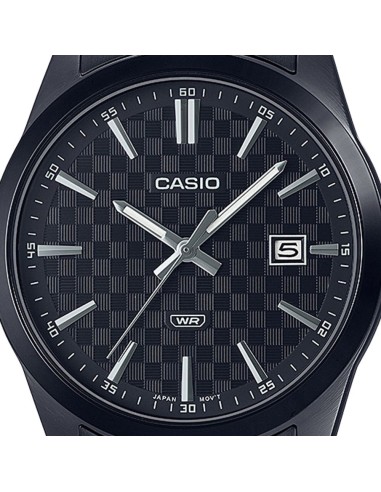 Reloj hombre analógico Casio Gunmetal MTP-VD03B-1A 41mm baño de iones correa de acero