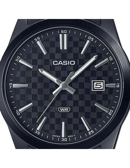 Reloj hombre analógico Casio Gunmetal MTP-VD03B-1A 41mm baño de iones correa de acero