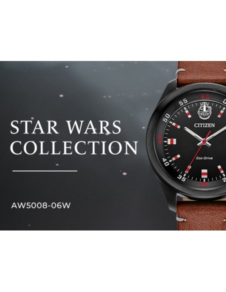 reloj hombre Citizen Eco-drive Star Wars CHEWBACCA AW5008-06W 43mm 100m WR