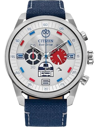 reloj hombre Citizen Star Wars CA4219-03W R2-D2 45MM 100M WR movimiento Eco-drive