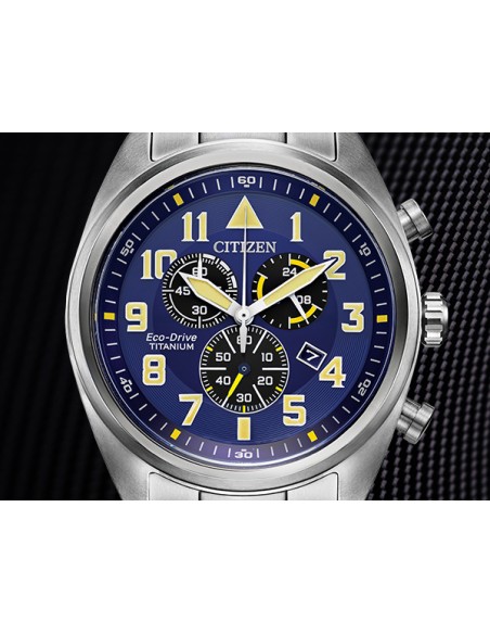 Reloj hombre Titanio Aviador Citizen Super Titanium AT2480-57L Citizen Garrison Super Titanium Pilot