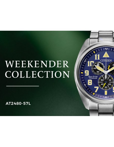Reloj hombre Titanio Aviador Citizen Super Titanium AT2480-57L Citizen Garrison Super Titanium Pilot