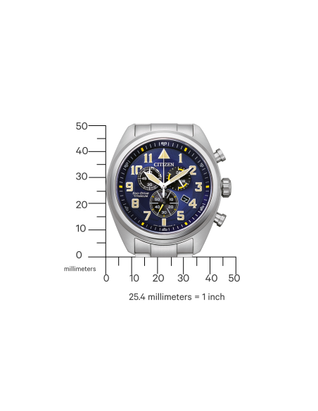 Reloj hombre Titanio Aviador Citizen Super Titanium AT2480-57L Citizen Garrison Super Titanium Pilot