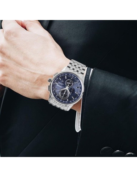 reloj hombre Radiocontrol Citizen AT8110-53E A-T dial negro 43mm Calendario Perpetuo Cristal de Zafiro