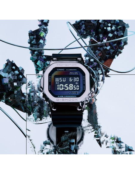 Casio G-Shock Rainbow Brick Wall GM-5600RW-1JF JDM 200M WR  49.6 × 43.2 × 12.9 mm