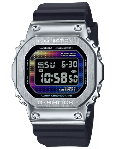 Casio G-Shock Rainbow Brick Wall GM-5600RW-1JF JDM 200M WR  49.6 × 43.2 × 12.9 mm