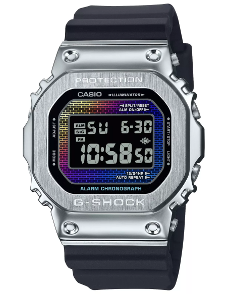 Casio G-Shock Rainbow Brick Wall GM-5600RW-1JF JDM 200M WR  49.6 × 43.2 × 12.9 mm