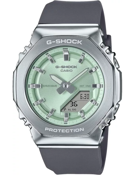 unisex Casio G-Shock GM-S2110-3AJF JDM 45.9 × 40.5 × 11 mm 200M WR Resistente a golpes