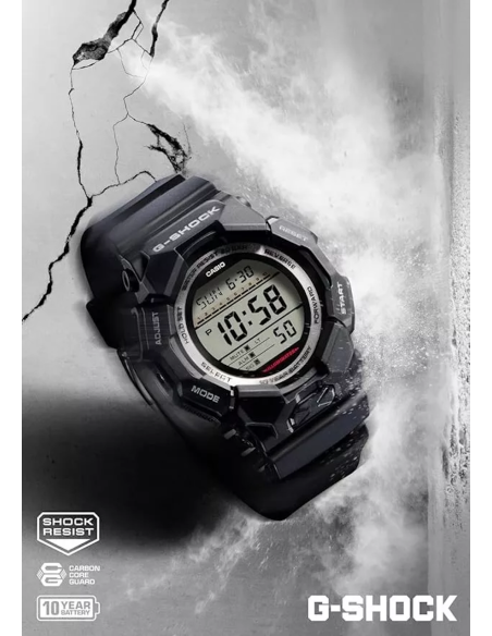 Casio G-Shock GD-010-1JF  JDM 51.9mm  200m WR 10 años de batería correa de silicona