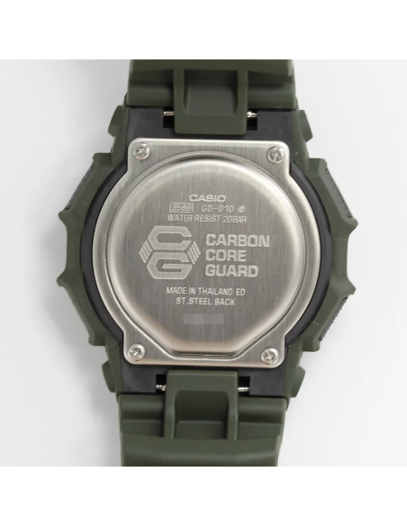 Casio G-Shock GD-010-3JF  JDM 51.9mm  200m WR 10 años de batería correa de silicona