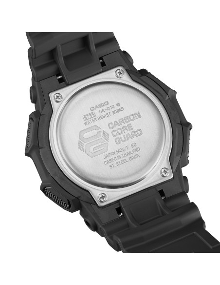 Casio G-Shock GA-010-1AJF JDM  55.1 × 51.9 × 17.5 mm 200M WR Carbon Core Guard 10 años batería