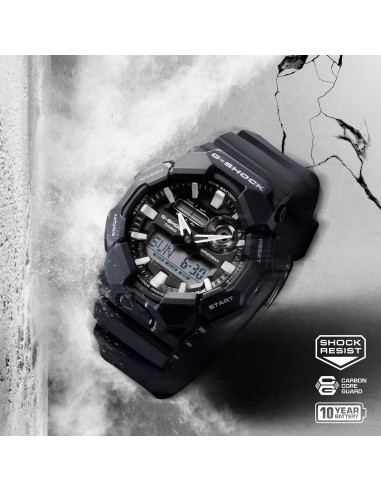 Casio G-Shock GA-010-1AJF JDM  55.1 × 51.9 × 17.5 mm 200M WR Carbon Core Guard 10 años batería