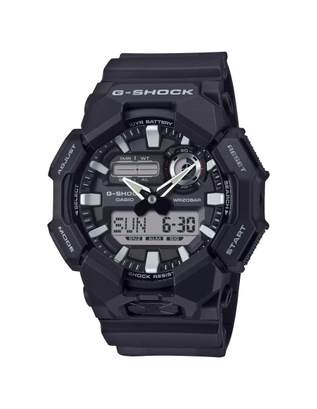 Casio G-Shock GA-010-1AJF JDM  55.1 × 51.9 × 17.5 mm 200M WR Carbon Core Guard 10 años batería