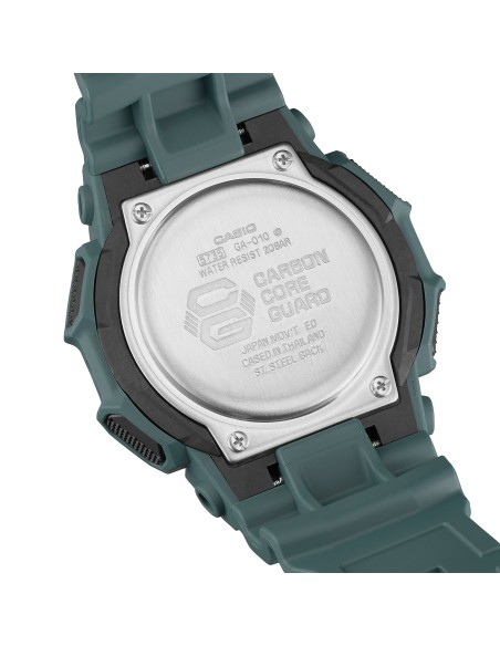Casio G-Shock GA-010-2AJF JDM  55.1 × 51.9 × 17.5 mm 200M WR Carbon Core Guard 10 años batería