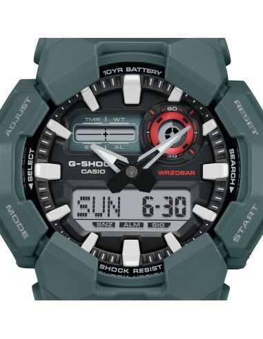 Casio G-Shock GA-010-2AJF JDM  55.1 × 51.9 × 17.5 mm 200M WR Carbon Core Guard 10 años batería