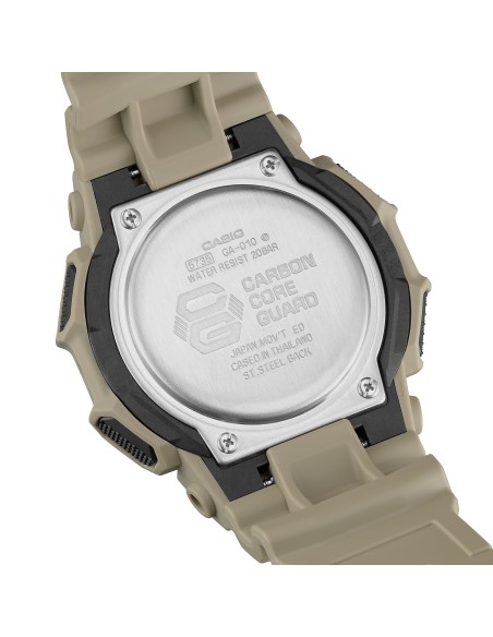 Casio G-Shock GA-010-5AJF JDM  55.1 × 51.9 × 17.5 mm 200M WR Carbon Core Guard 10 años batería