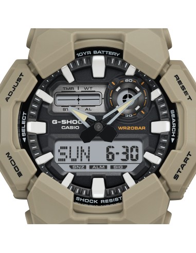 Casio G-Shock GA-010-5AJF JDM  55.1 × 51.9 × 17.5 mm 200M WR Carbon Core Guard 10 años batería