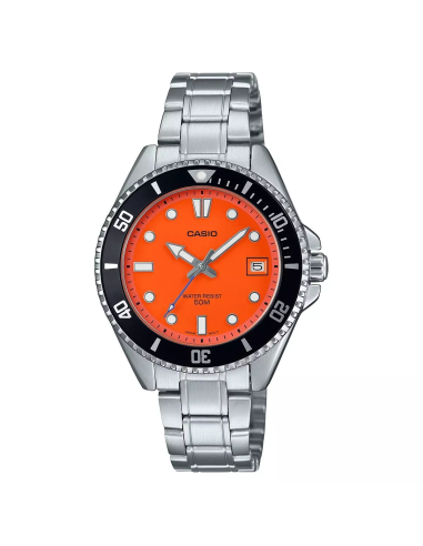 reloj deportivo hombre Casio Duro MDV-10D-4A1 38.5mm 50m WR correa de acero