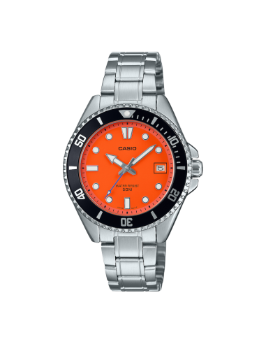 reloj deportivo hombre Casio Duro MDV-10D-4A1 38.5mm 50m WR correa de acero