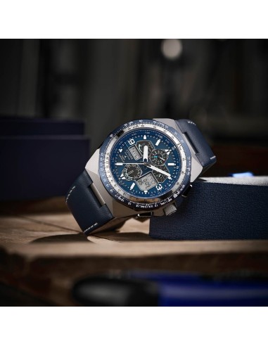 reloj aviador radiocontrol Citizen Promaster Skyhawk A-T JY8148-08L 46m 200m WR cristal de zafiro