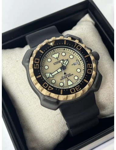 reloj de buceo hombre Citizen Promaster Titanium BN0226-10P 47.9mm  Titanio con DLC correa de goma