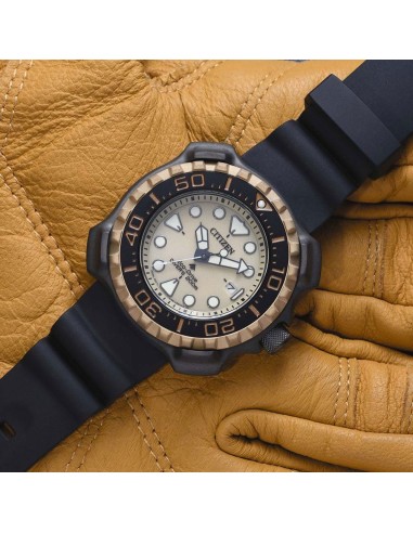 reloj de buceo hombre Citizen Promaster Titanium BN0226-10P 47.9mm  Titanio con DLC correa de goma