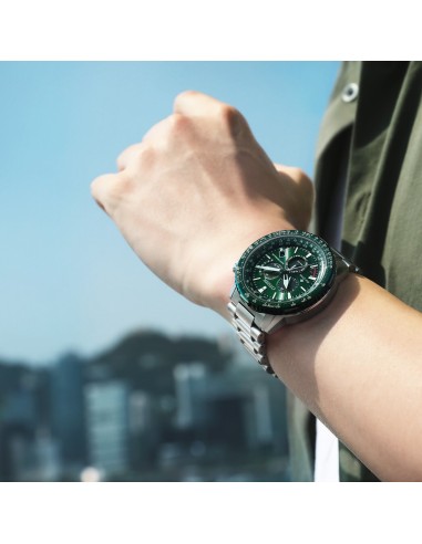 Citizen CB5004-59W Eco-Drive PCAT Promaster Radio Controlled dial verde 45,9mm Hora Atómica