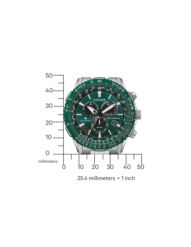 Citizen CB5004-59W Eco-Drive PCAT Promaster Radio Controlled dial verde 45,9mm Hora Atómica