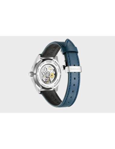 Citizen NB1060-12L JDM 38.2MM Japan Traditional Silver Foil Lacquer Sapphire crystal double curvature anti-reflective 100m WR le