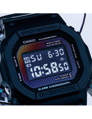 Casio G-Shock Rainbow Brick Wall DW-5600RW-1JF JDM 200m WR resistente a los golpes  48.9 × 42.8