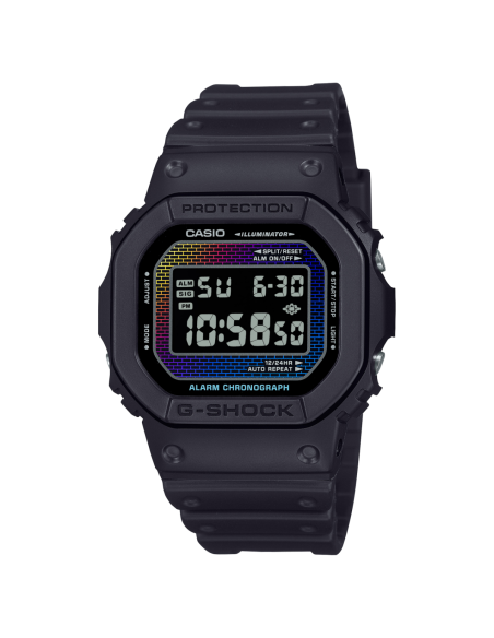 Casio G-Shock Rainbow Brick Wall DW-5600RW-1JF JDM 200m WR resistente a los golpes  48.9 × 42.8