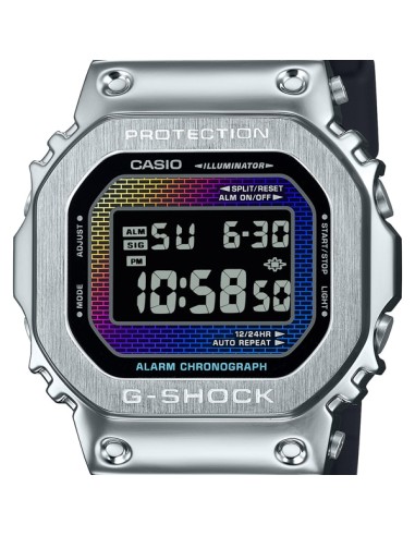 Casio G-Shock Rainbow Brick Wall GM-5600RW-1JF JDM 200M WR  49.6 × 43.2 × 12.9 mm