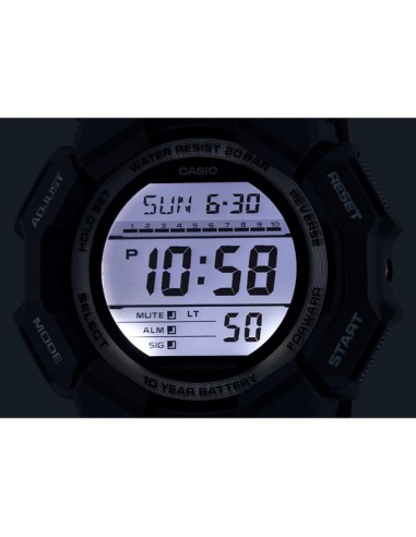 Casio G-Shock GD-010-1JF  JDM 51.9mm  200m WR 10 años de batería correa de silicona