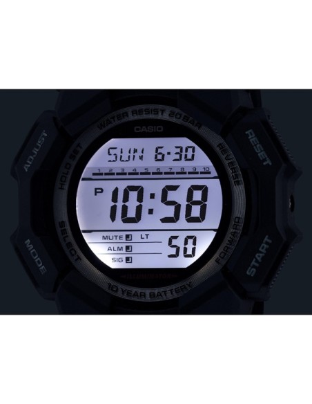 Casio G-Shock GD-010-1JF  JDM 51.9mm  200m WR 10 años de batería correa de silicona