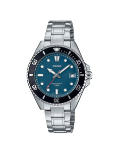 reloj deportivo hombre Casio Duro MDV-10D-2A1 38.5mm 50m WR correa de acero