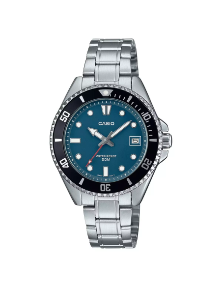reloj deportivo hombre Casio Duro MDV-10D-2A1 38.5mm 50m WR correa de acero