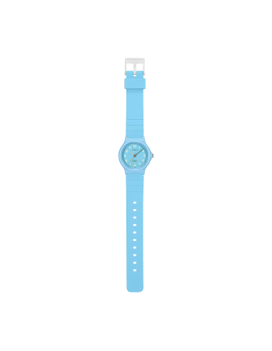 reloj analógico moda mujer y niños Casio LQ-24B-2B 36.1 × 31.5 × 7.8 mm correa de silicona