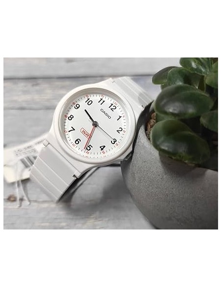reloj analógico moda mujer y niños Casio LQ-24B-7B 36.1 × 31.5 × 7.8 mm correa de silicona