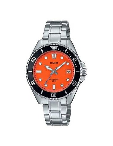 reloj deportivo hombre Casio Duro MDV-10D-4A1 38.5mm 50m WR correa de acero