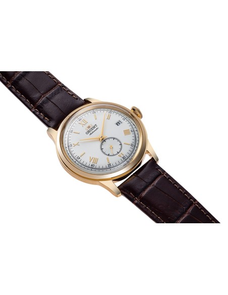reloj automático hombre Orient Bambino Small Seconds RA-AP0106S 38.4mm correa de cuero (acepta cuerda manual)