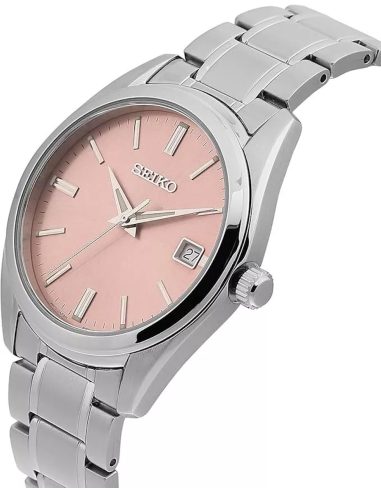 reloj clásico hombre Seiko NeoClassic SUR523P1 40.2mm cristal de zafiro  correa de acero movimiento de cuarzo 100m WR
