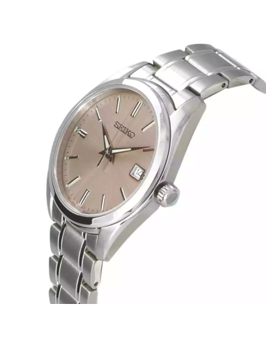 reloj clásico hombre Seiko NeoClassic SUR523P1 40.2mm cristal de zafiro  correa de acero movimiento de cuarzo 100m WR