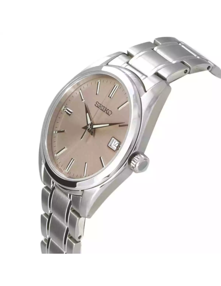 reloj clásico hombre Seiko NeoClassic SUR523P1 40.2mm cristal de zafiro  correa de acero movimiento de cuarzo 100m WR