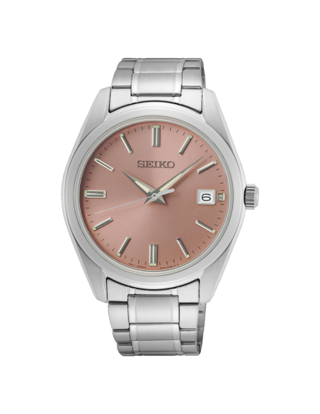 reloj clásico hombre Seiko NeoClassic SUR523P1 40.2mm cristal de zafiro  correa de acero movimiento de cuarzo 100m WR