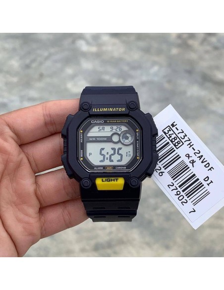 copy of Reloj deportivo hombre Casio W737H-1A2 Luz LED 10 años batería Hora Dual 100m Water Resist