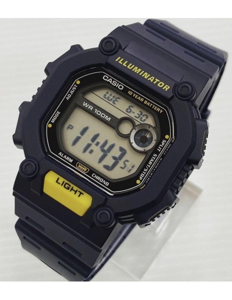 copy of Reloj deportivo hombre Casio W737H-1A2 Luz LED 10 años batería Hora Dual 100m Water Resist