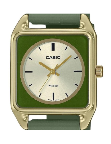 reloj analógico clásico hombre Casio MTP-B170-3EV 39.9 × 30 × 8.1 mm correa de resina 50m WR