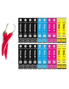20  cartuchos de tinta compatible con Epson 503XL para Epson XP-5200 XP-5205 WorkForce WF-2960 WF-2960DWF WF-2965DWF 2