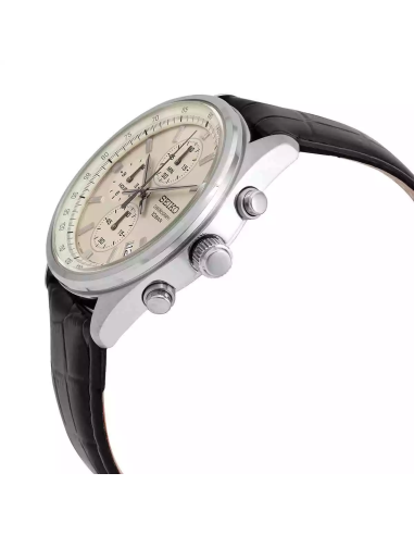 reloj cronógrafo deportivo hombre Seiko Neosports SSB383P1 41.5mm 100m WR correa de cuero